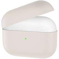 Silikónový obal pre AirPods 3 - béžový