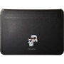 Karl Lagerfeld Saffiano Karl and Choupette NFT obálka pre iPad do 13" / MacBook do 14" - čierna