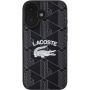 Lacoste Blend Monogram kryt s MagSafe pre iPhone 16 - čierny