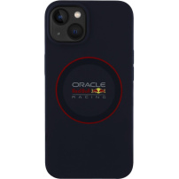 Oracle Red Bull Racing Red Ring silikónový kryt s MagSafe pre iPhone 15 - tmavomodrý