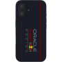Oracle Red Bull Racing Vertical Logo silikónový kryt s MagSafe pre iPhone 16 - tmavomodrý