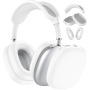 XDcase 3v1 silikónový obal pre AirPods Max 1 / 2 - biely