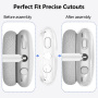 XDcase 3v1 silikónový obal pre AirPods Max 1 / 2 - fialový