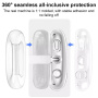 XDcase 3v1 transparentný obal pre AirPods Max 1 / 2 - modrý