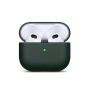 Ochranný kožený obal pre AirPods 4 / 5 - tmavozelený
