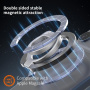 Magnetický MagSafe otočný 360° stojan s držiakom na prst pre iPhone - čierny