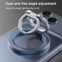 Magnetický MagSafe otočný 360° stojan s držiakom na prst pre iPhone - čierny