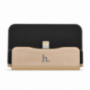 HOCO dokovacia stanica s lightning konektorom pre Apple iPhone 7 / 7 Plus / 6S / 6S Plus / 6 / 6 Plus / 5 / 5S / 5C a iPod - zlatá