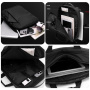 WEPOWER W-1331 2v1 batoh a taška s externým USB portom pre iPad / MacBook do 16" - tmavomodrý