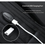 COOLBELL CB-8316 priestranný batoh s externým USB portom pre iPad / MacBook do 16" - sivý