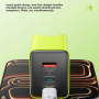 WEKOME WP-U45 GaN rýchlonabíjací adaptér s portmi 2x USB-C / USB-A - 65W - biely