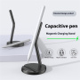 A02 magnetický bezdrôtový nabíjací stojanček pre Apple Pencil 2. generácie - sivý