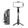 CYKE L18S Bluetooth selfie tyč s tripodom, Gimbal stabilizátorom a svetlom pre iPhone - čierna
