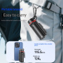 CYKE F07 mini Bluetooth selfie tyč s tripodom pre iPhone - čierna