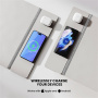S1300 obojstranná podložka pod klávesnicu a myš s bezdrôtovým nabíjaním pre iPhone / AirPods - sivá