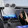 ESSAGER ES-CC25 autonabíjačka s displejom a portmi 2x USB-C / USB-A - 108W - tmavosivá