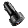 ESSAGER ES-CC25 autonabíjačka s displejom a portmi 2x USB-C / USB-A - 108W - čierna