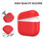 AhaStyle silikónový obal pre AirPods 4 / 5 - červený