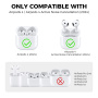 AhaStyle silikónový obal pre AirPods 4 / 5 - červený