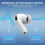 AhaStyle náhradné silikónové štuple pre AirPods Pro 3 - L - biele