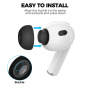AhaStyle náhradné silikónové štuple pre AirPods Pro 3 - M - biele