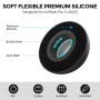 AhaStyle náhradné silikónové štuple pre AirPods Pro 3 - M - čierne