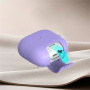 Obal s výklopným stojanom a karabínou pre AirPods 4 / 5 - ružový
