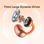 USAMS Echo R03 Open-Ear bezdrôtové slúchadlá - oranžové