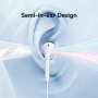 USAMS US-SJ771 slúchadlá s konektorom USB-C - biela