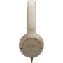 JBL Tune 530C slúchadlá s konektorom USB-C - béžové