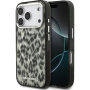 Karl Lagerfeld IML Leopard kryt s MagSafe pre iPhone 17 Pro - hnedý