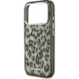 Karl Lagerfeld IML Leopard kryt s MagSafe pre iPhone 17 Pro - hnedý