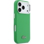 Lacoste Iconic Petit Pique Metal Logo kryt s MagSafe pre iPhone 17 Pro - zelený