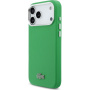 Lacoste Iconic Petit Pique Metal Logo kryt s MagSafe pre iPhone 17 Pro Max - zelený