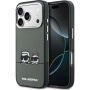 Karl Lagerfeld IML K&CH Heads Logo transparentný kryt s MagSafe pre iPhone 17 Pro Max - sivý