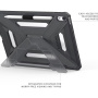 UAG Scout Plus odolný kryt s výklopným stojanom pre iPad Air 11" (2024-2026) - sivý