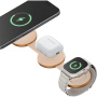 ENERGEA AluMag Trio Qi2 3v1 skladacia bezdrôtová MagSafe nabíjačka pre iPhone / Apple Watch / AirPods - 15W - oranžová