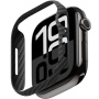 Pitaka Air Case puzdro so vzorom karbónových vlákien pre Apple Watch 46mm - tmavo šedé