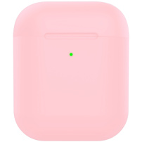 Matný silikónový obal pre AirPods 1 / 2 - ružový