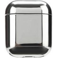 Ochranný metalický obal pre AirPods 1 / 2 - strieborný