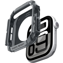 Spigen Rugged Armor super odolné puzdro pre Apple Watch 46mm - tmavo šedé