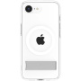 Spigen Ultra Hybrid S transparentný kryt so stojančekom a MagSafe pre iPhone 16e / 17e - číry