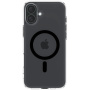 Spigen Ultra Hybrid transparentný kryt s čiernym MagSafe pre iPhone 16 Plus - číry