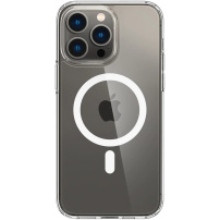 Spigen Ultra Hybrid transparentný kryt s MagSafe pre iPhone 14 Pro Max - biely
