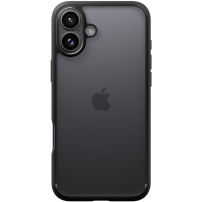 Spigen Ultra Hybrid matný transparentný kryt s farebným rámčekom pre iPhone 16 Plus - čierny