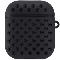 Silikónový ochranný obal pre AirPods 1 / 2 - čierny