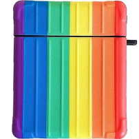 Silikónový ochranný obal pre AirPods 1 / 2 - dúhový