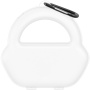 Ochranné polopriehľadné puzdro s karabínou pre AirPods Max 1 / 2 - biele