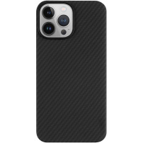 Tactical Aramid kryt so vzorom karbónových vlákien a MagSafe pre iPhone 14 Pro - čierny