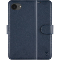Tactical Field Notes flipové puzdro pre iPhone 16e / 17e - tmavomodré